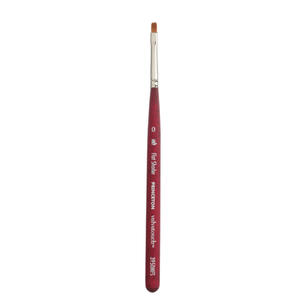 Princeton Velvetouch 3950 SYN SH Mini Flat Shader Size 0