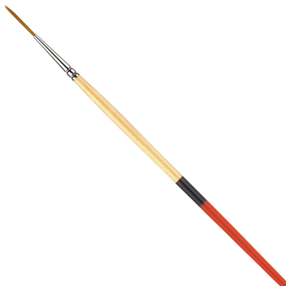 SNAP Brush 9650 Short Handle Gold Taklon Liner Size 2