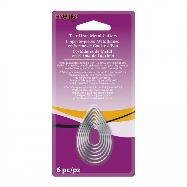 Sculpey Tool - Graduated Cutter - Teardrop