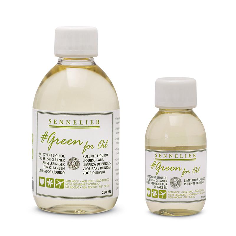 Sennelier Green Non Toxic Additive Oil Cleaner 250ml image 1