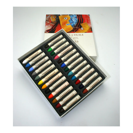 Sennelier Oil Pastels Assorted Box of 24 image 1