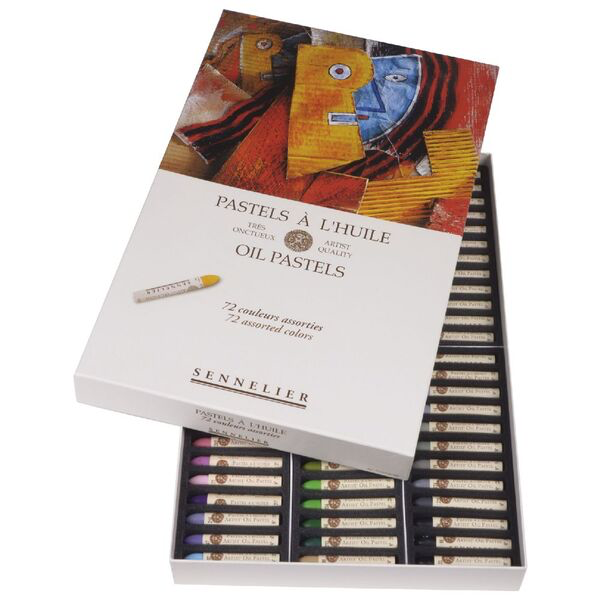 Sennelier Oil Pastels Assorted Box of 72 image 1