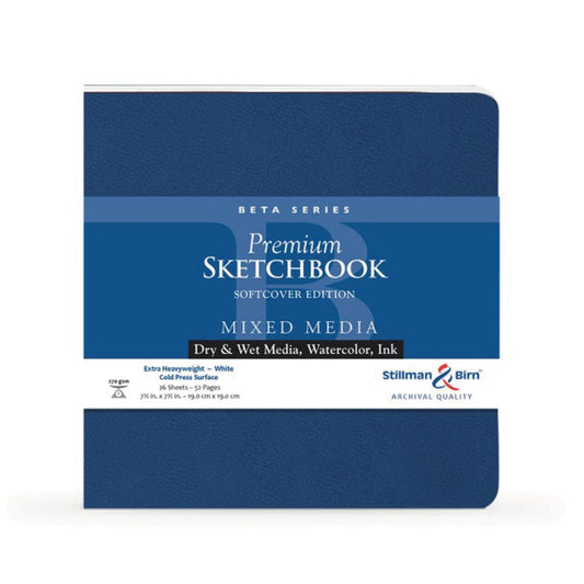Stillman and Birn BETA Sketchbook Softcover Square 7.5 x 7.5 inch