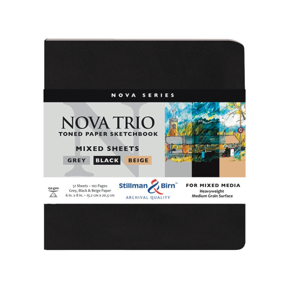 Stillman and Birn NOVA Trio Sketchbook Softcover Square image 3