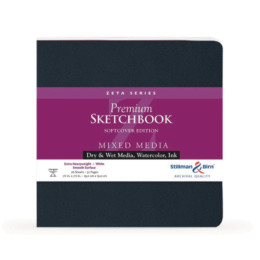Stillman and Birn ZETA Sketchbook Softcover Square 7.5 x 7.5 inch