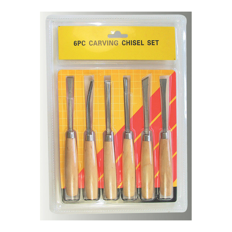 U-Art Wood Carving Set 6pce Default Title