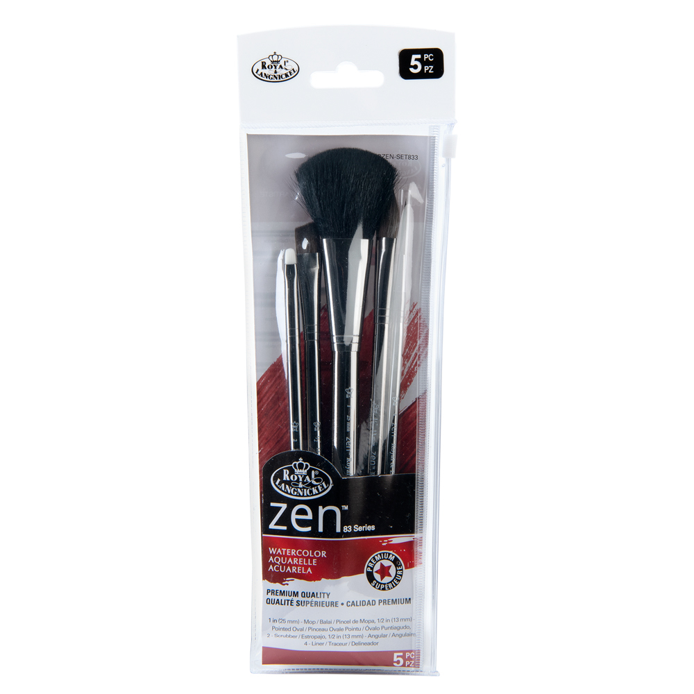 ZEN Watercolour Brush Set of 5 - 833 Default Title