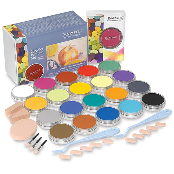 PanPastel Set of 20 with Sofft Tools - Painting Colours