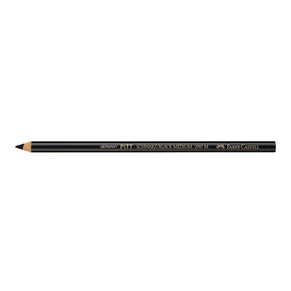 Faber-Castell Pitt Compressed Charcoal Pencil Black Medium