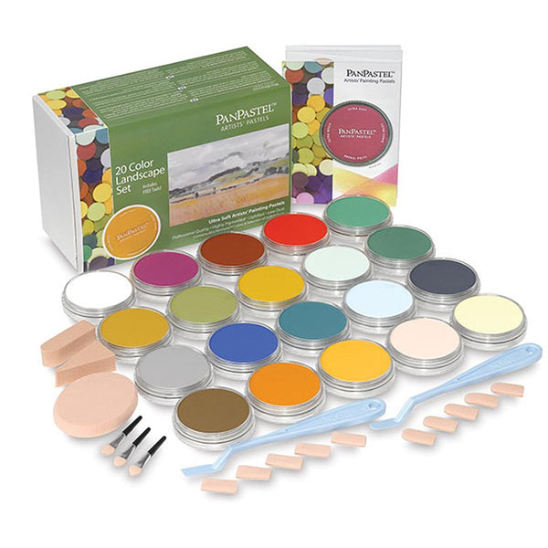 PanPastel Set of 20 with Sofft Tools - Landscape Colours
