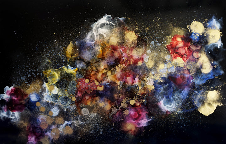 Alcohol Inks Galaxy Art Class | Teagan Watts Artist