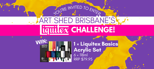 Enter Art Shed Brisbane's Exclusive Liquitex Challenge!