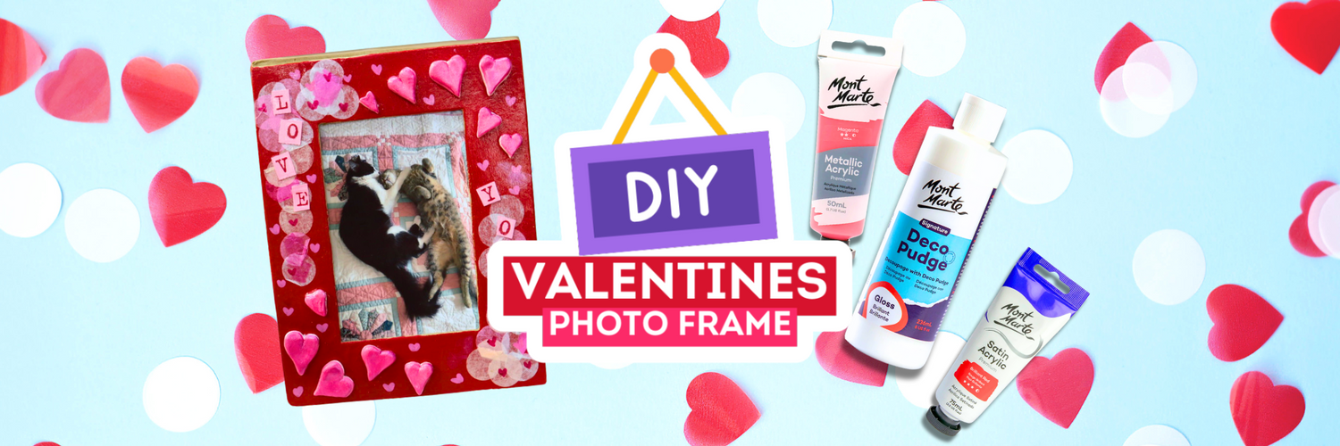 DIY Valentine's Day Photo Frame Materials