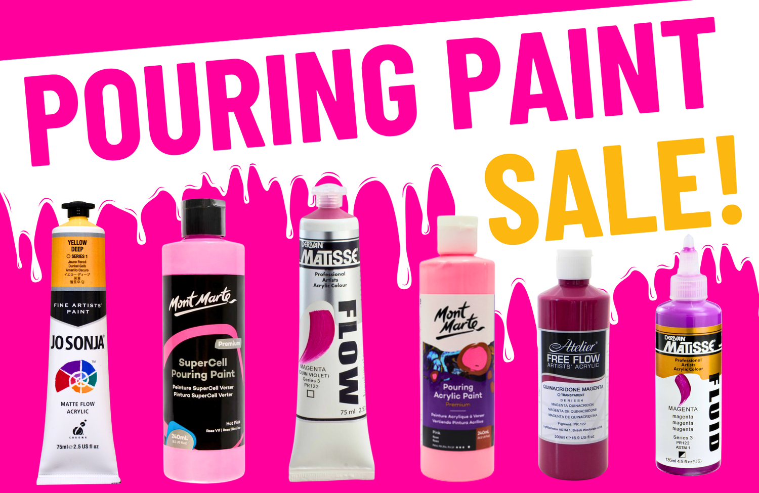Fluid & Flow Paints on SALE