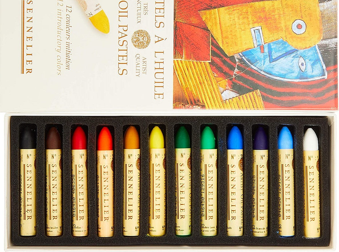 Sennelier Oil Pastel--Product-Drawing - #product_vendor