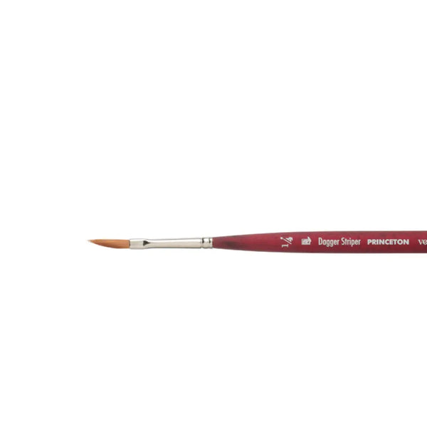 Princeton Velvet Touch 3950 Syn Short Handle Mini Dagger Striper