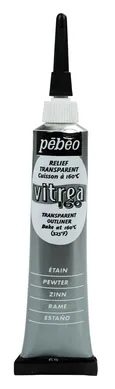 Pebeo Vitrea 160 Outliner 20ml 69 Pewter