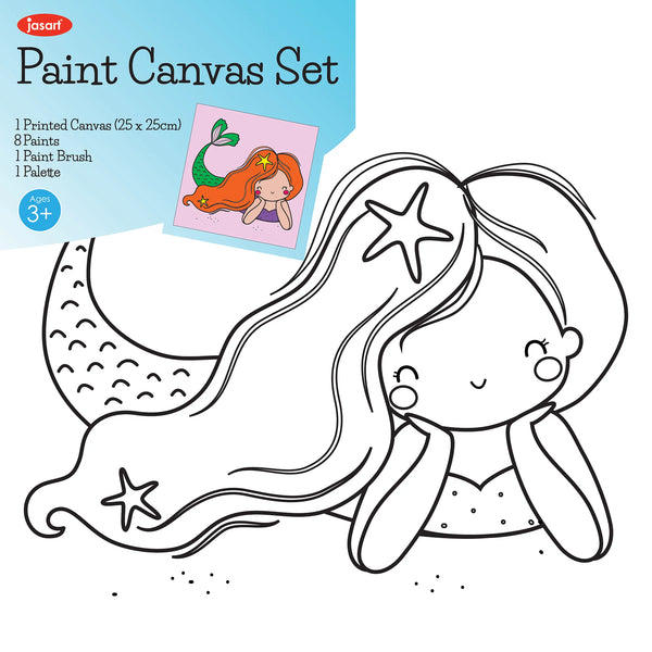 Jasart Colouring Canvas 10 x 10 inch