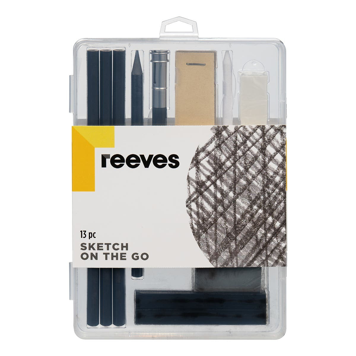 REEVES SKETCH ART ON THE GO GIFT BOX SET 12PC