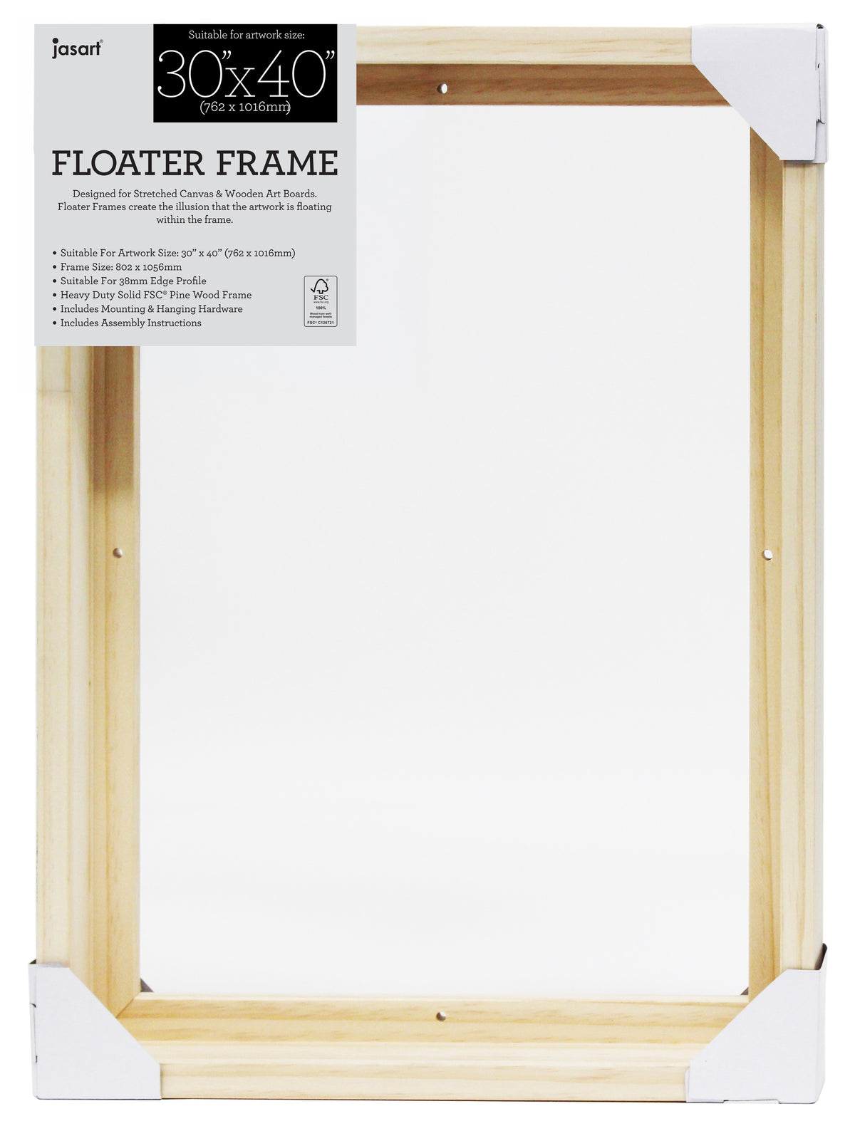 Winsor & Newton Heritage Galeria Acrylic Brush Wooden Box Set