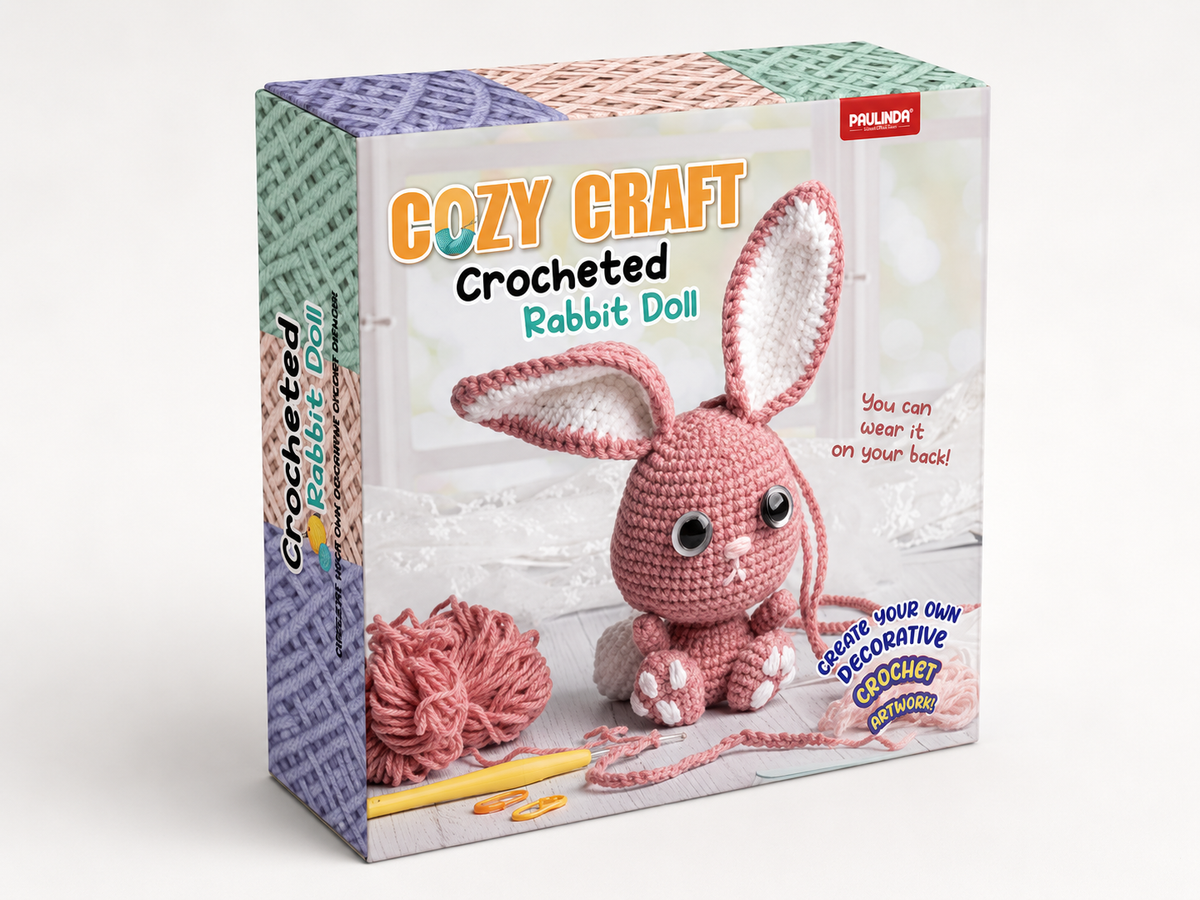 Cozy Craft Crochet Kit - Rabbit Doll Default Title