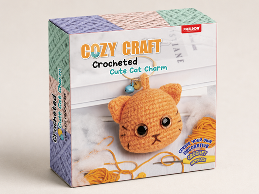 Cozy Craft Crochet Kit - Cute Cat Charm