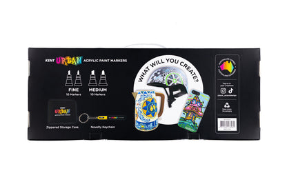 Kent Urban Acrylic Paint Marker Gift Case 22pc Default Title