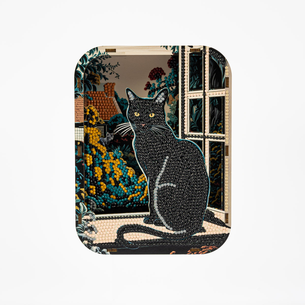 Diamond Dotz Shadow Box Diamond Painting Kit 20 x 15cm - April Cat