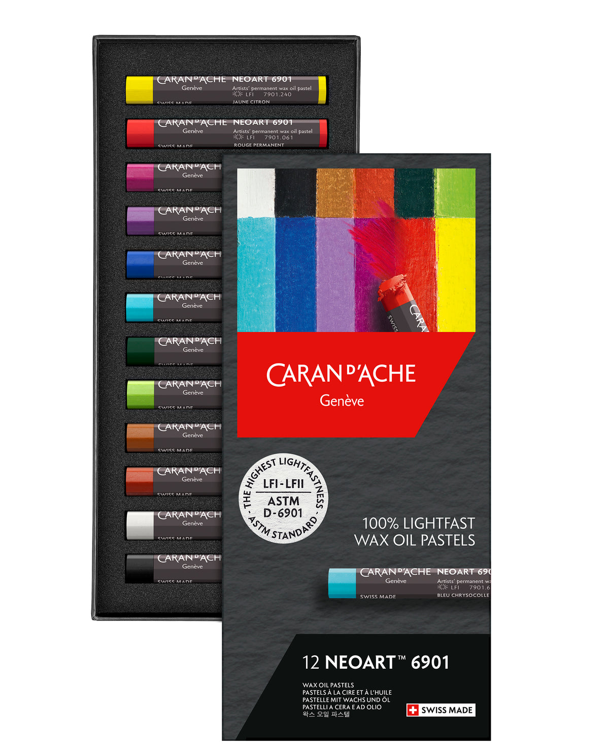 Caran d'Ache Neoart 6901 Pastel Box of 12 Default Title