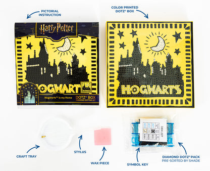 Diamond Dotz Harry Potter Dotz Box Diamond Painting Kit 15 x 15cm - Hogwarts Is My Home