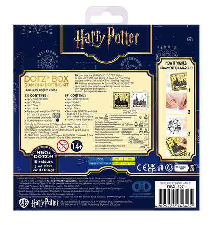 Diamond Dotz Harry Potter Dotz Box Diamond Painting Kit 15 x 15cm - Hogwarts Is My Home