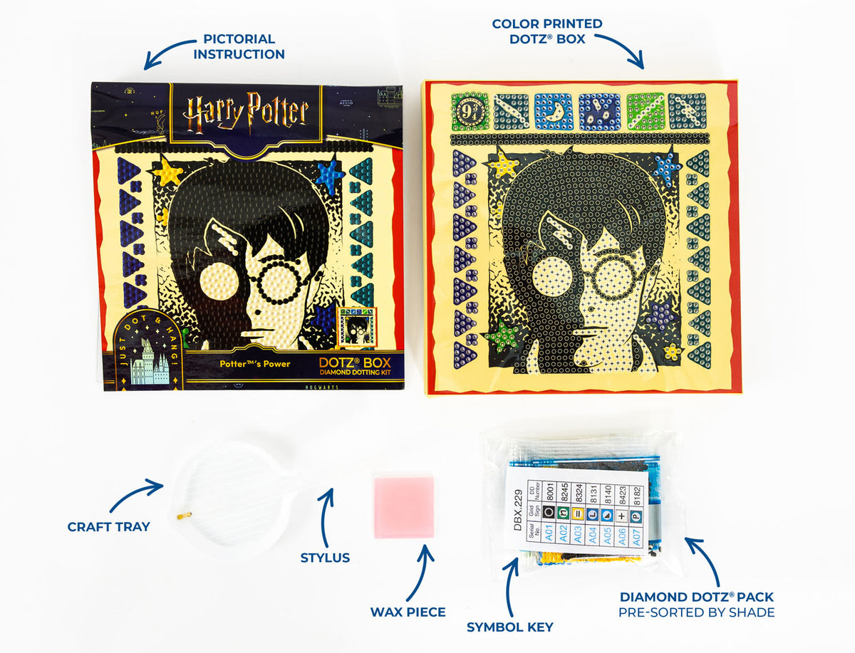 Diamond Dotz Harry Potter Dotz Box Diamond Painting Kit 15 x 15cm - Potter's Power Default Title