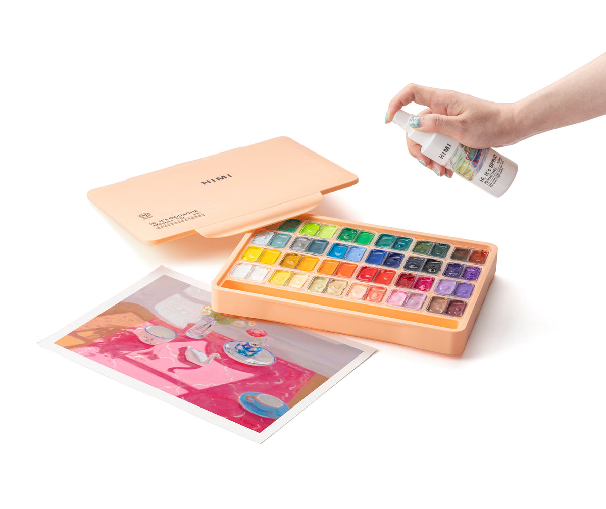 HIMI Gouache Spray 200ml - Moisturising Mist for Jelly Gouache