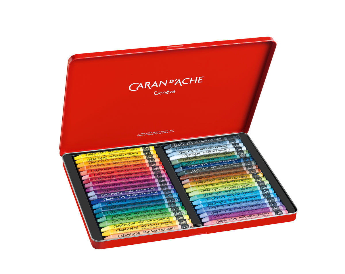 Caran DAche NEOCOLOR II Water Soluble Wax Pastel x 40