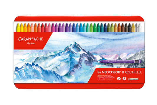 Caran DAche NEOCOLOR II Water Soluble Wax Pastel x 84