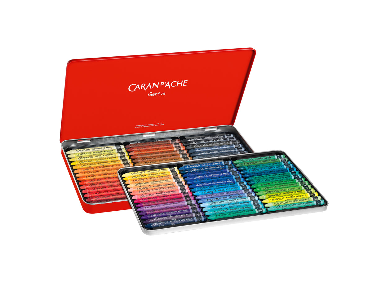 Caran DAche NEOCOLOR II Water Soluble Wax Pastel x 84