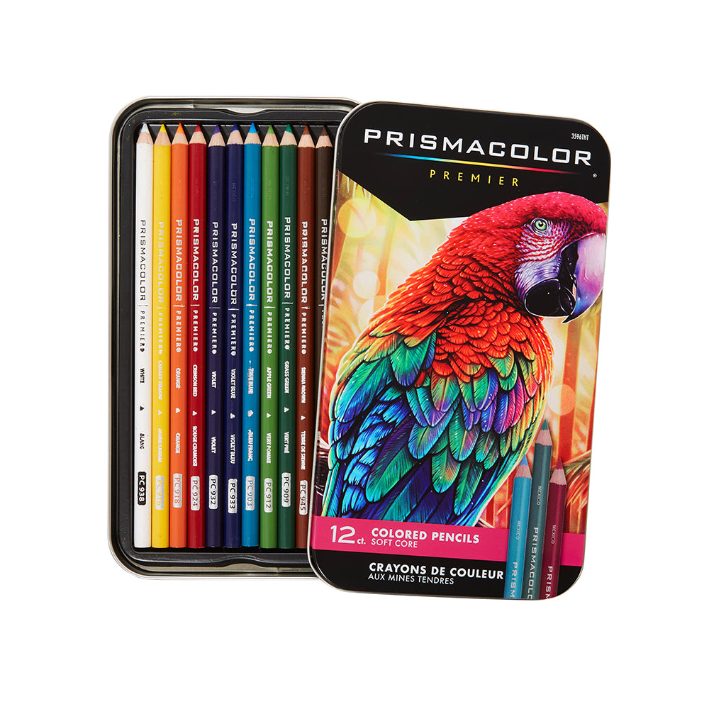 PRISMACOLOR Premier Coloured Pencil Tin of 12 Default Title