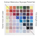 Winsor Newton COTMAN WC Pocket Set 8 Half Pans - Skyscape