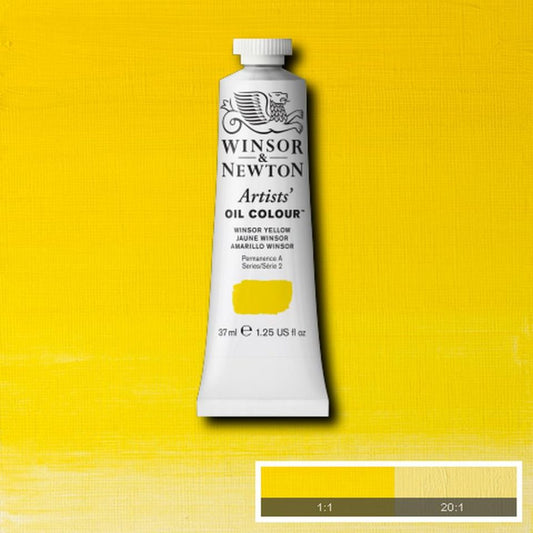 Winsor and Newton Artists Oil Colour 37ml S2 Winsor Yellow