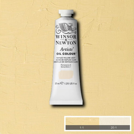 Winsor and Newton Artists Oil Colour 37ml S1 NAPLES YELLOW LIGHT