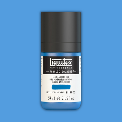 Liquitex Professional Acrylic Gouache 59ml Cerulean Blue Hue S1