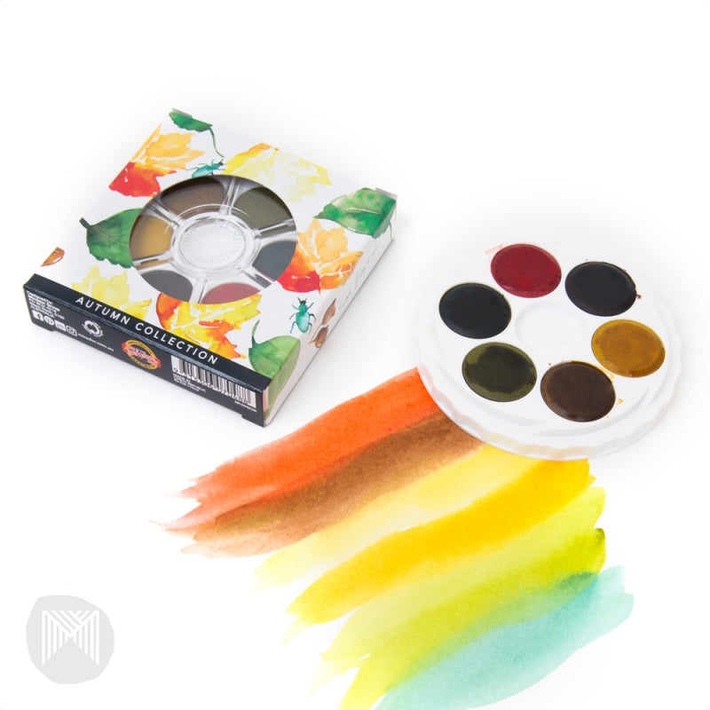 Micador for Artists Brilliant Watercolour Disc - Autumn