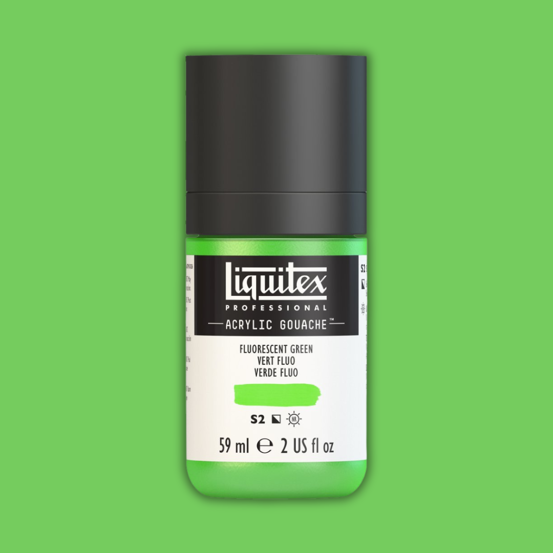 Liquitex Professional Acrylic Gouache 59ml Fluoro Green S2