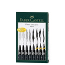 Faber-Castell PITT Artist Pen Black Pack of 8