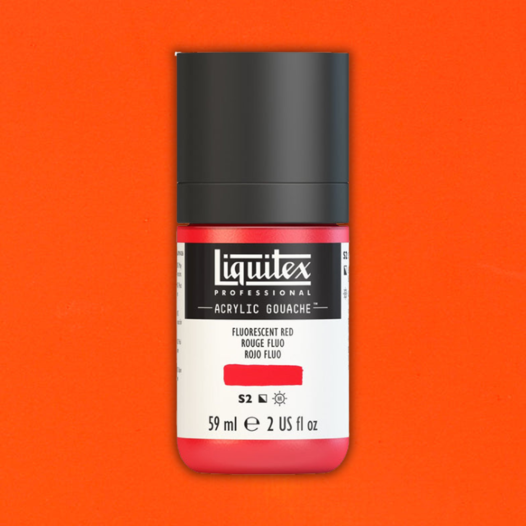 Liquitex Professional Acrylic Gouache 59ml Fluoro Red S2