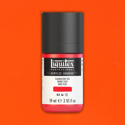Liquitex Professional Acrylic Gouache 59ml Fluoro Red S2