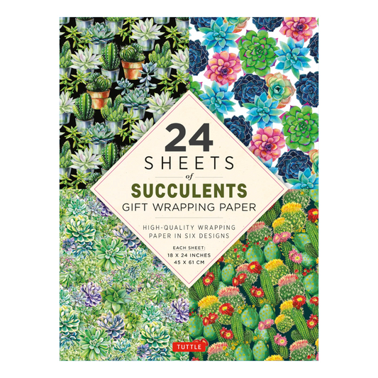 Gift Wrapping Paper 24 sheets - Succulents Default Title