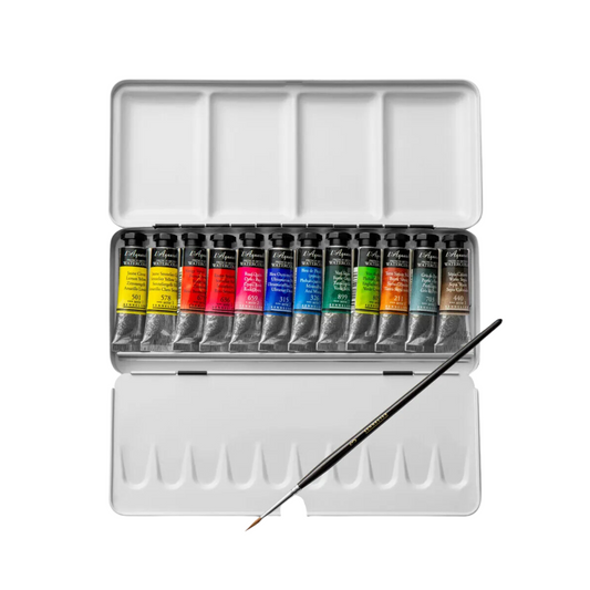 Sennelier Watercolour Travel Box of 12 x 10ml tubes Default Title