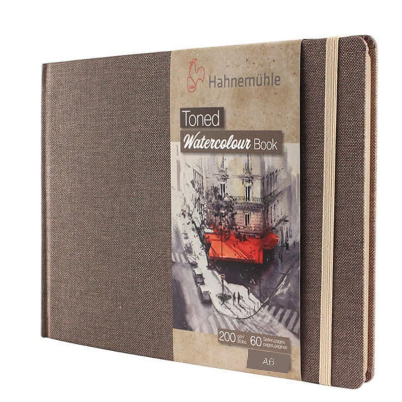 Hahnemuhle Toned Watercolour Book BEIGE A6 Landscape 200gsm