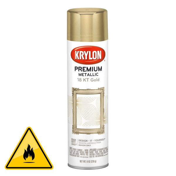Krylon Premium Metallic Spray 18KT Gold 226gm